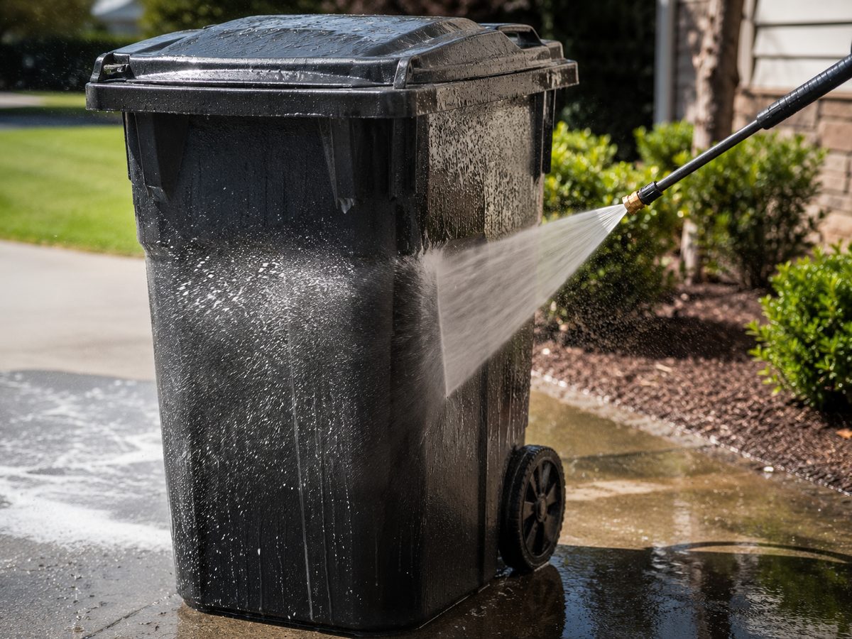 Trash Can Cleaning